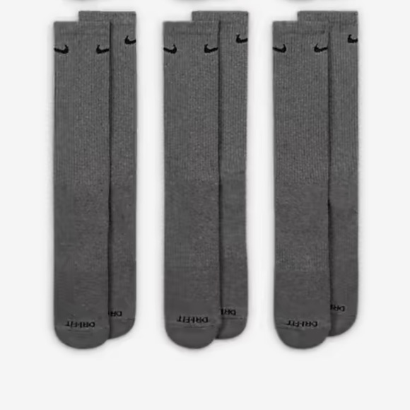 Nike
Training Crew Socks (3 Pairs)
Nike Everyday Cushioned - Picture 2 of 4